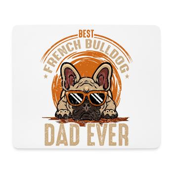 Bulldog Pooch Pet Puppy Owner - Mouse Pad (horizontal) - white - Front