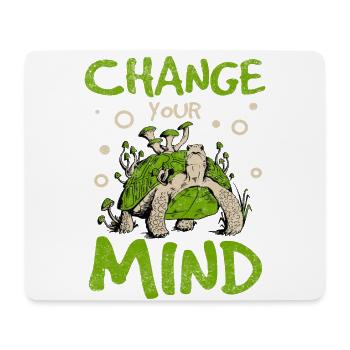 Ändern Sie Ihr Design Zum Klimawandel - Mousepad (Querformat) - Weiß - Vorne