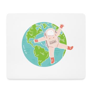 There is no Planet-b-design For Climate Change - Mouse Pad (horizontal) - white - Front