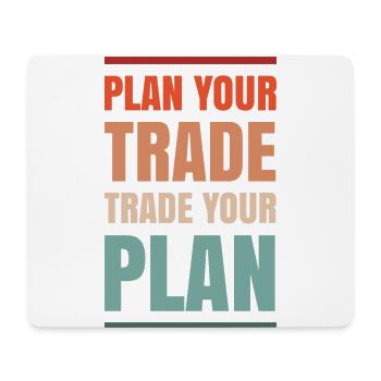 Defeat the market trading design for traders or - Mouse Pad (horizontal) - white - Front