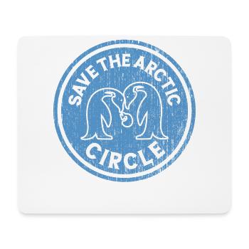 Save The Arctic Circle Design Droits des animaux - Tapis de souris (format paysage) - blanc - Devant