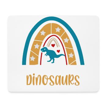 Nur Ein Mädchen, Das Dinosaurier-design Für Dino - Mousepad (Querformat) - Weiß - Vorne