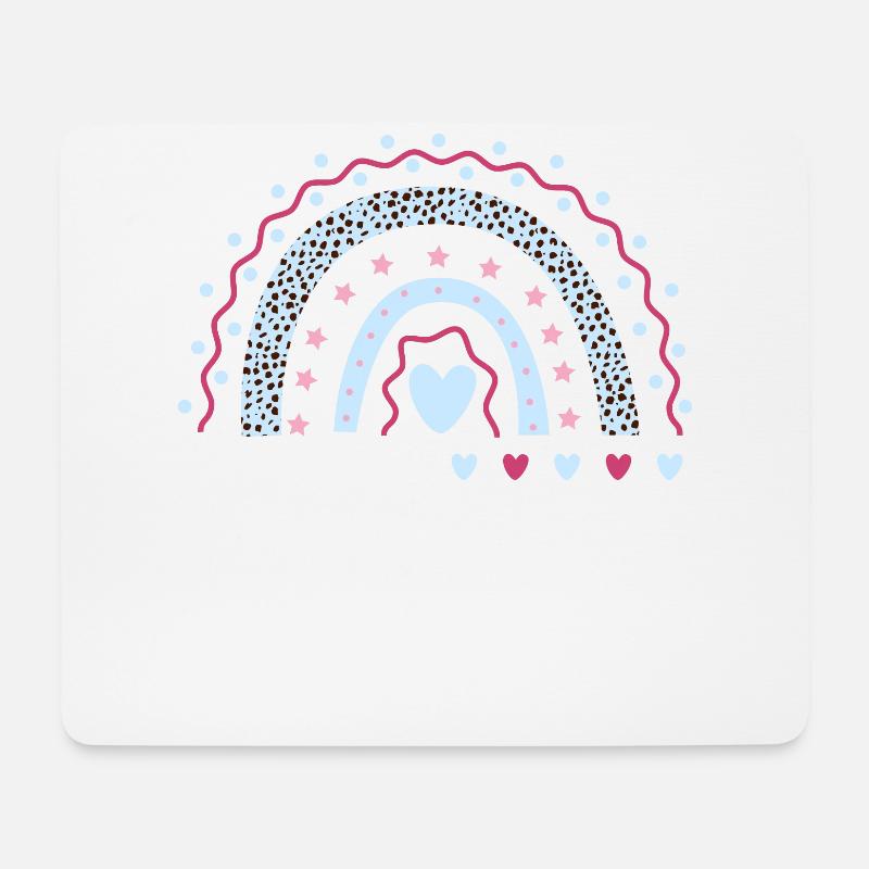 Neun Leoparden-regenbogen-design Für 9. - Mousepad (Querformat) - Weiß