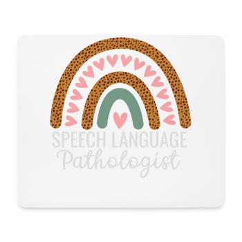 Sprachpathologen-design Für Sprache - Mousepad (Querformat) - Weiß - Vorne