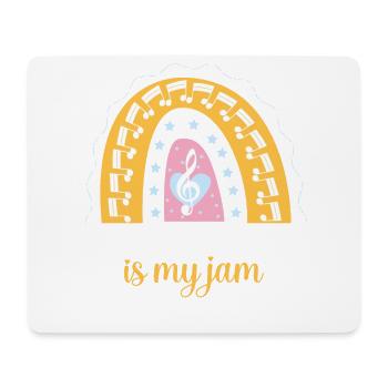 Teaching music is my jam design for - Mouse Pad (horizontal) - white - Front