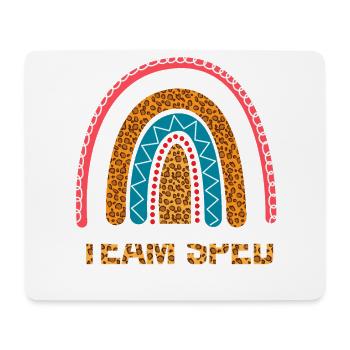 Team Sped Design Für Sonderschullehrer - Mousepad (Querformat) - Weiß - Vorne