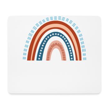 Sit Leopard Rainbow pour les étudiants en psychologie - Tapis de souris (format paysage) - blanc - Devant