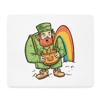 Goblin beer design For Ireland St. Patrick's - Mouse Pad (horizontal) - white - Front