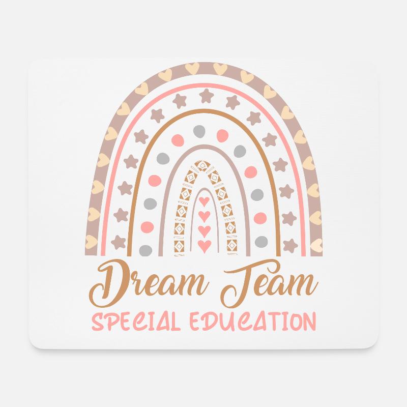 Dream Team Special Education Design Für Sped - Mousepad (Querformat) - Weiß