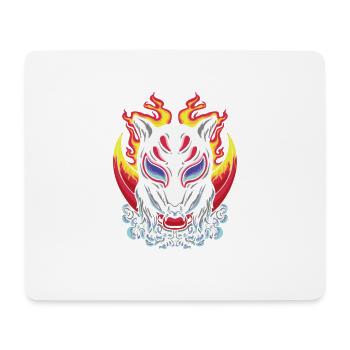 Je suis fou d’anime vous dites - Tapis de souris (format paysage) - blanc - Devant
