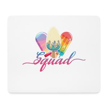 Ice Cream Squad Für Gefrorene Süße Fans - Mousepad (Querformat) - Weiß - Vorne