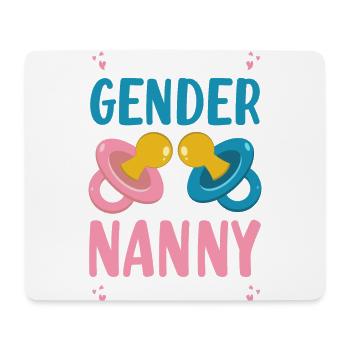 Behalte Das Geschlecht, Nanny Liebt Dich Für - Mousepad (Querformat) - Weiß - Vorne