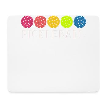 Conception de pickleball pour les joueurs de pickleball ou - Tapis de souris (format paysage) - blanc - Devant