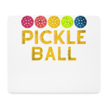 Conception de pickleball pour les joueurs de pickleball ou - Tapis de souris (format paysage) - blanc - Devant