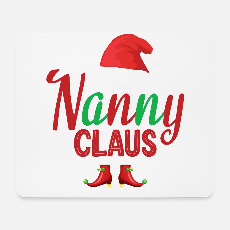 Nanny Claus Design Für Großmutter Oma - Mousepad (Querformat) - Weiß