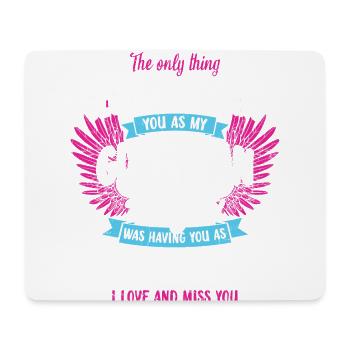 Das Einzige, Was Besser Ist, Als Dich Als Meinen - Mousepad (Querformat) - Weiß - Vorne