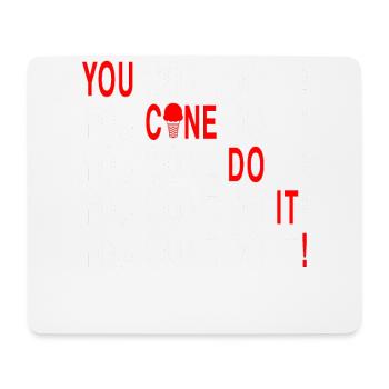Du Cone Machst Es! Für Frozen Sweet Fan - Mousepad (Querformat) - Weiß - Vorne