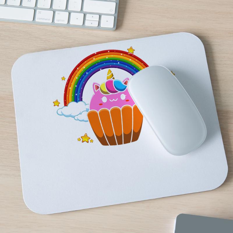 Einhorn Cupcake Für Bäcker Oder Backfans Mousepad (Querformat)