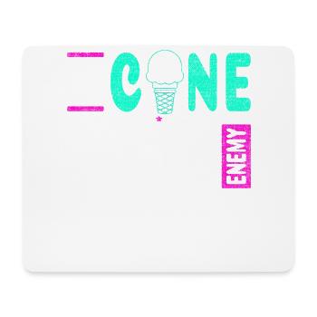 Mon cône pire ennemi pour Frozen Sweet Fan - Tapis de souris (format paysage) - blanc - Devant
