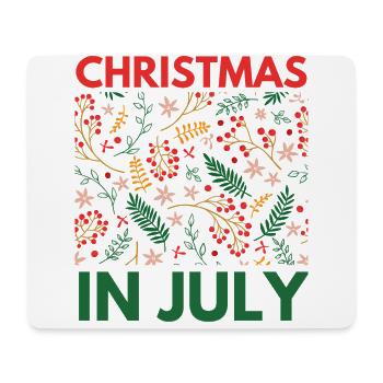 Weihnachten Im Juli-design Für Christen Und Baum - Mousepad (Querformat) - Weiß - Vorne