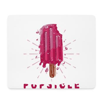 Alles Ist Eis Am Stiel Für Gefrorene Süße Fans - Mousepad (Querformat) - Weiß - Vorne