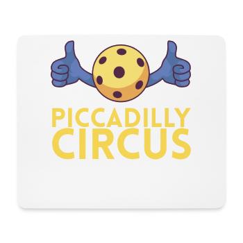 Piccadilly Circus pour les joueurs de pickleball ou - Tapis de souris (format paysage) - blanc - Devant