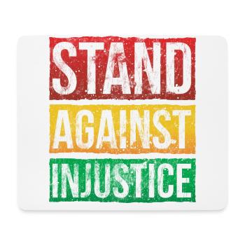 S’opposer à l’injustice pour Pride African - Tapis de souris (format paysage) - blanc - Devant