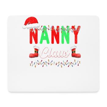 Nanny Claus Weihnachtsmütze Für Großmutter Oma - Mousepad (Querformat) - Weiß - Vorne