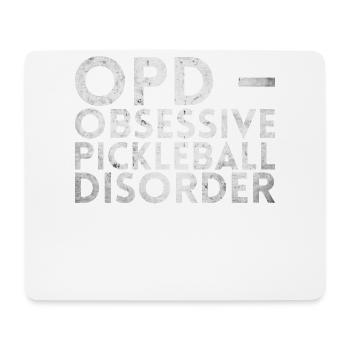 Opd-obsessive Pickleball For Pickleball Players - Mouse Pad (horizontal) - white - Front