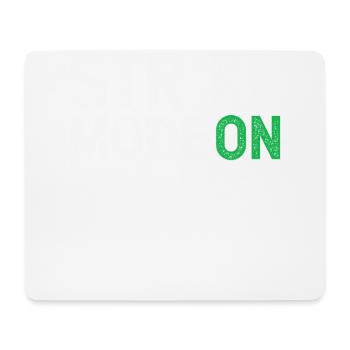 Bowl-design Pour les bowlers Bowling-player-sport - Tapis de souris (format paysage) - blanc - Devant