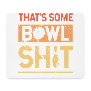 Bowl Design For Bowler Bowling Team Player Sport - Mouse Pad (horizontal) - white - Front
