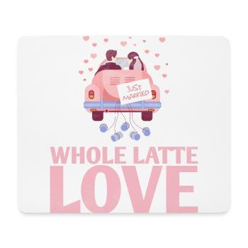 Whole Latte-Liebes-ehe-design For Bridal Groom - Mouse Pad (horizontal) - white - Front
