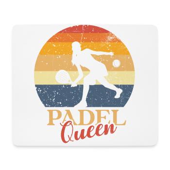 Padel Queen Padel Racket Ball Design For Padel - Mouse Pad (horizontal) - white - Front