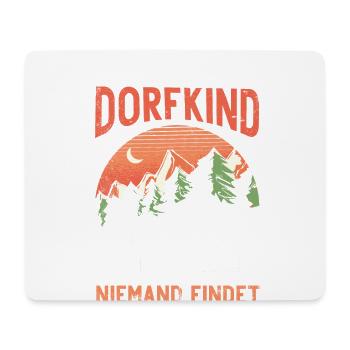 Dorfkind und stolz drauf. Dorfkind - Mousepad (Querformat) - Weiß - Vorne