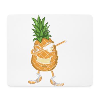 Abtupfendes Ananas-design Für Strandliebhaber - Mousepad (Querformat) - Weiß - Vorne
