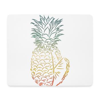 Ananas-design Für Strandliebhaber Ananas - Mousepad (Querformat) - Weiß - Vorne