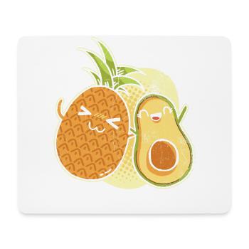 Liebe Ist Liebe Ananas Und Avocado-design Für - Mousepad (Querformat) - Weiß - Vorne