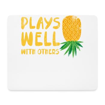 Plays well with other designs for beach lovers - Mouse Pad (horizontal) - white - Front