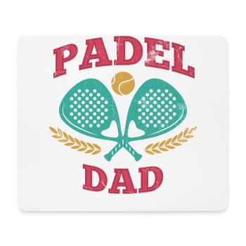 Padel Papa Padel Raquette Ball Design Pour Padel - Tapis de souris (format paysage) - blanc - Devant