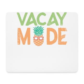Vacay Mode Ananas Design Für Strandliebhaber - Mousepad (Querformat) - Weiß - Vorne