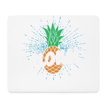 Aloha-ananas-design Für Strandliebhaber Ananas - Mousepad (Querformat) - Weiß - Vorne