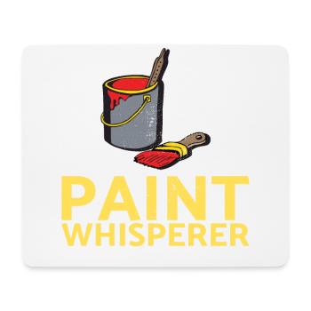 Paint Whisperer Decorator Design pour les peintres - Tapis de souris (format paysage) - blanc - Devant