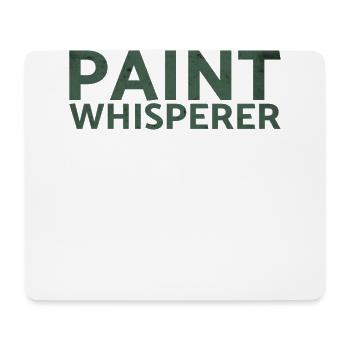 Paint Whisperer Decorator Design pour les peintres - Tapis de souris (format paysage) - blanc - Devant