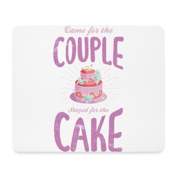 Came for the couple, stayed for the bride, the - Mouse Pad (horizontal) - white - Front