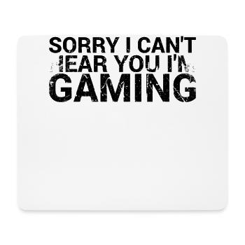 Sorry, I can't hear you. In - Mouse Pad (horizontal) - white - Front