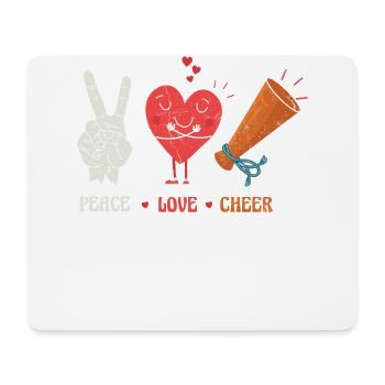 Friedensliebes-beifall-design Für - Mousepad (Querformat) - Weiß - Vorne