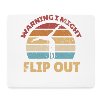 Warning: I could use the design for cheerleaders - Mouse Pad (horizontal) - white - Front