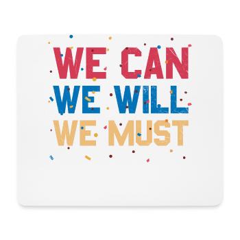 Wir Können, Wir Werden, Wir Müssen Für Cheerleader - Mousepad (Querformat) - Weiß - Vorne