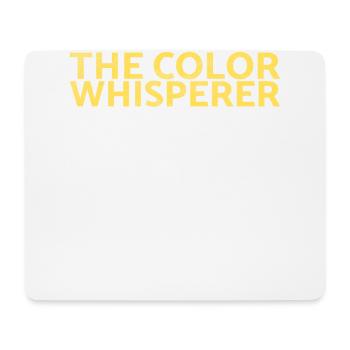 Das Farbflüsterer-dekorateur-design Für Maler - Mousepad (Querformat) - Weiß - Vorne