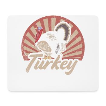 Turquie - Tapis de souris (format paysage) - blanc - Devant